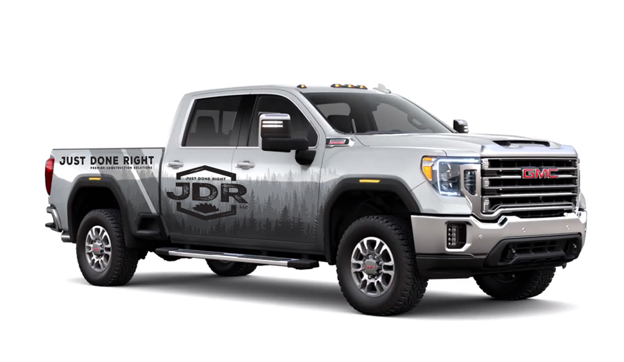 JDR Just Done Right - Truck Wrap Vinyl, Logo Design, Print and Installation