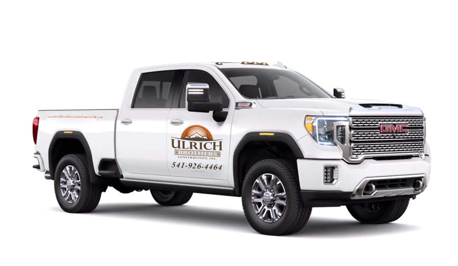 Ulrich Brothers Truck Vinyl Logo Design, Print and Installation