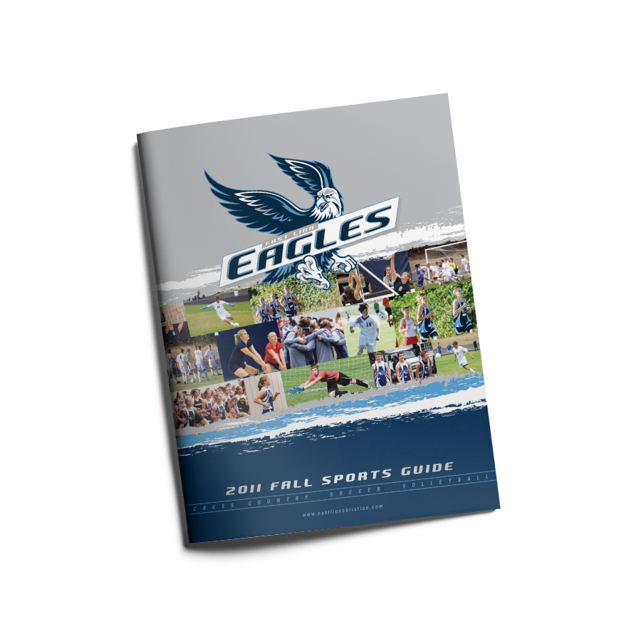 East Linn School Sports Guide - MediaKits / Event Booklet, Magazine Design, Layout and Printing