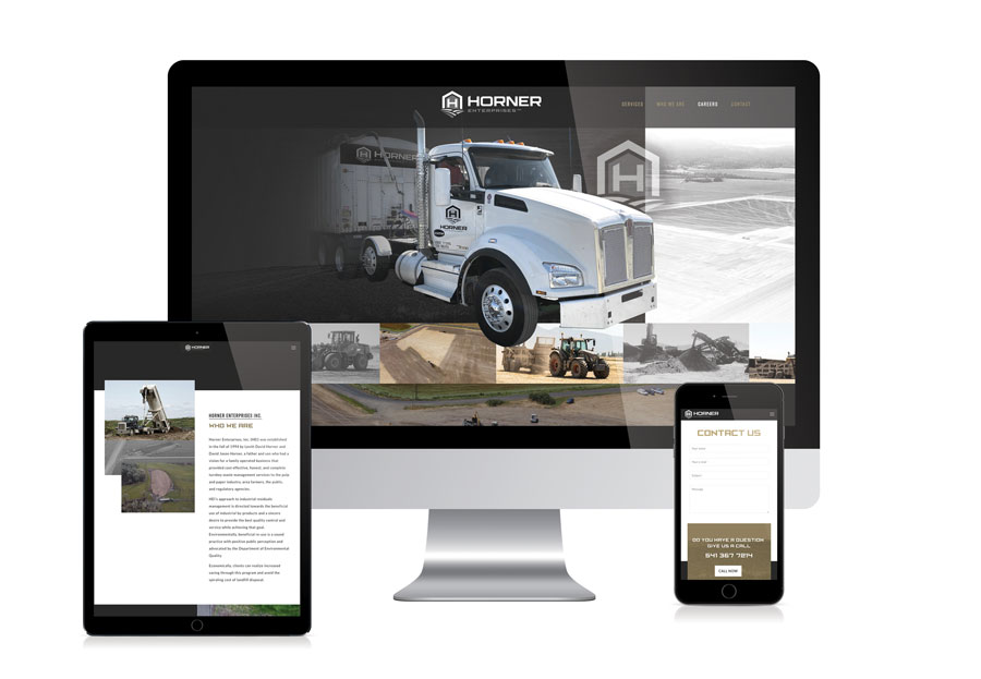 Horner Enterprises - Website Design and Layout, Hosting