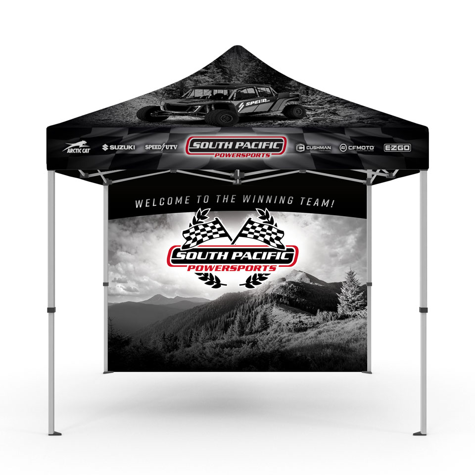 South Pacific Powersports - Event Canopy Tent & Backdrop Cover Design & Print