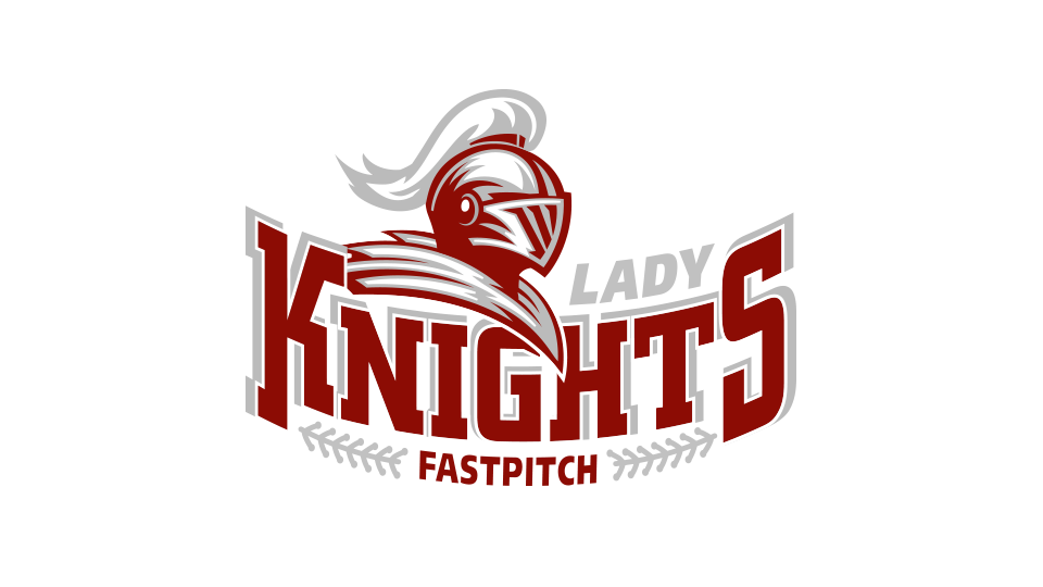 Lady Knights Fastpitch Softball - Sports Logo Design and Branding