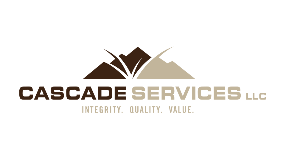 cascade services logo design website design