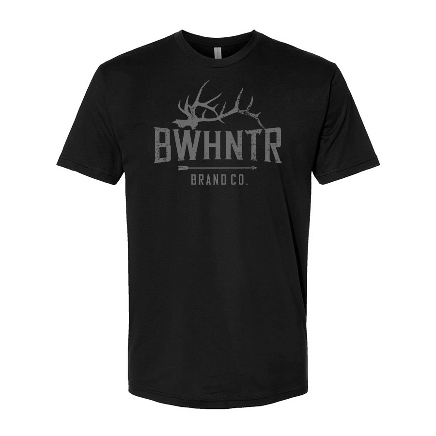 Bowhunter Brand Gear Elk - Logo Icon T-Shirt Apparel Design & Layout, Screenprinting