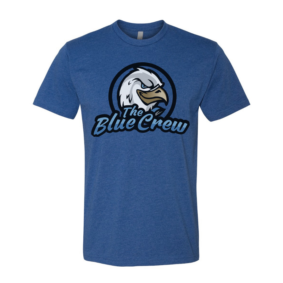 East Linn High School Blue Crew Oregon - Sports Logo Icon T-Shirts Apparel Design & Layout, Production