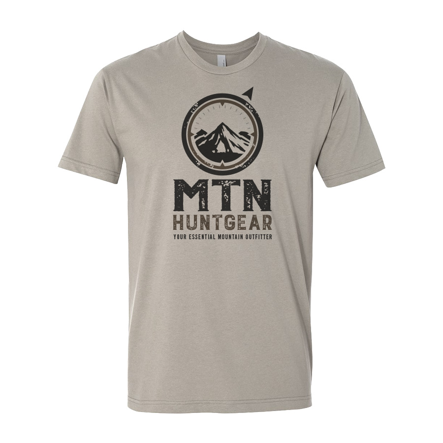 MTN HUNT GEAR - Logo Icon T-Shirt Apparel Design & Layout, Screenprinting
