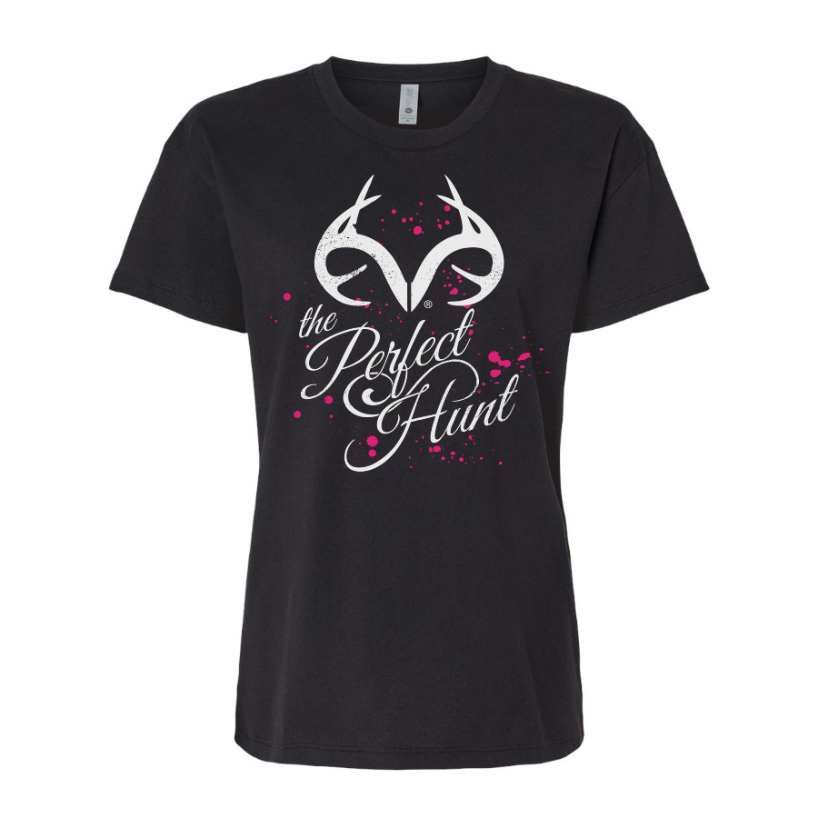 Realtree The Perfect Hunt Ladies - Logo Icon T-Shirt Apparel Design & Layout, Production