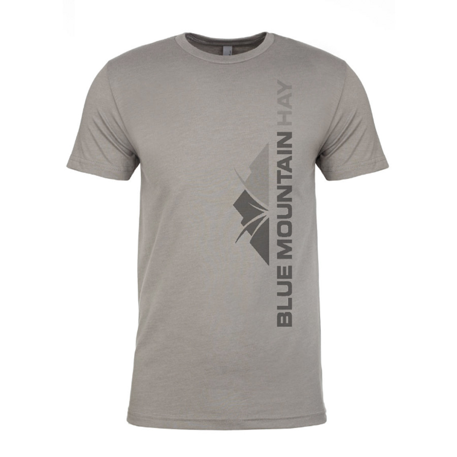 Blue Mountain Hay Oregon - Logo Icon T-Shirt Apparel Design & Layout, Production