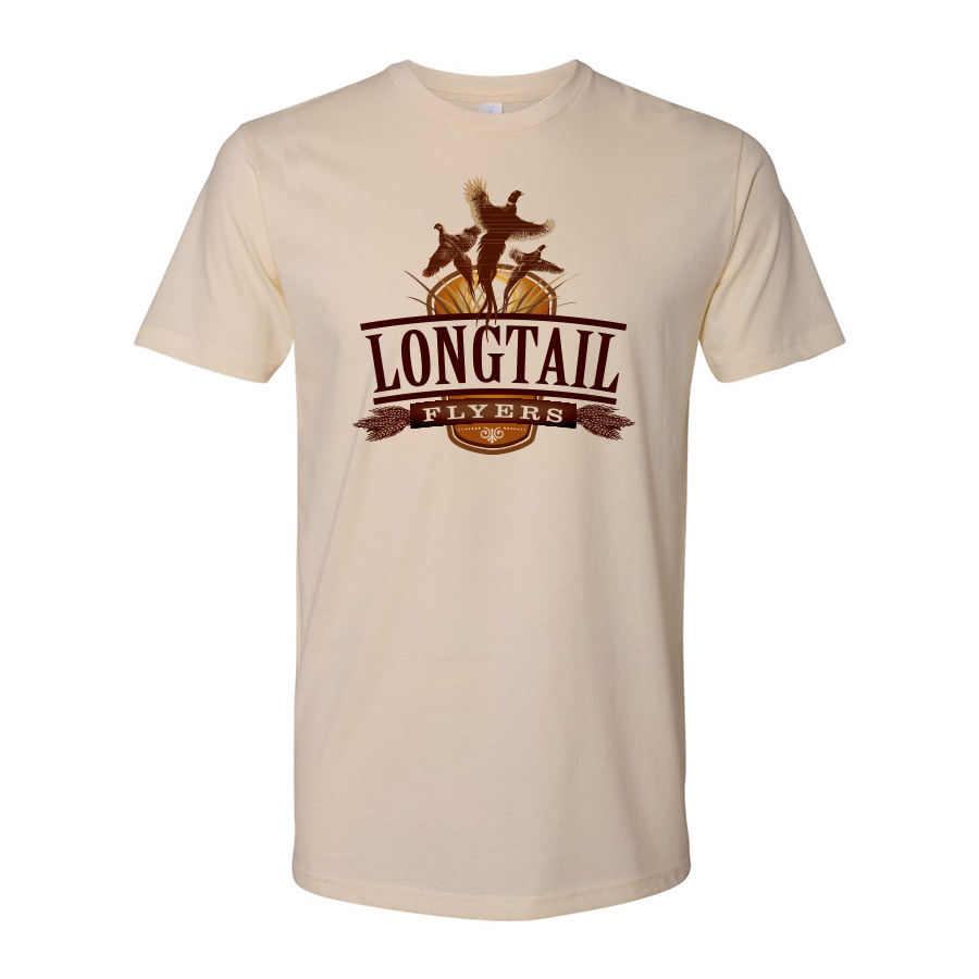 Longtail Flyers Pheasants - Logo Icon T-Shirt Apparel Design & Layout, Printing