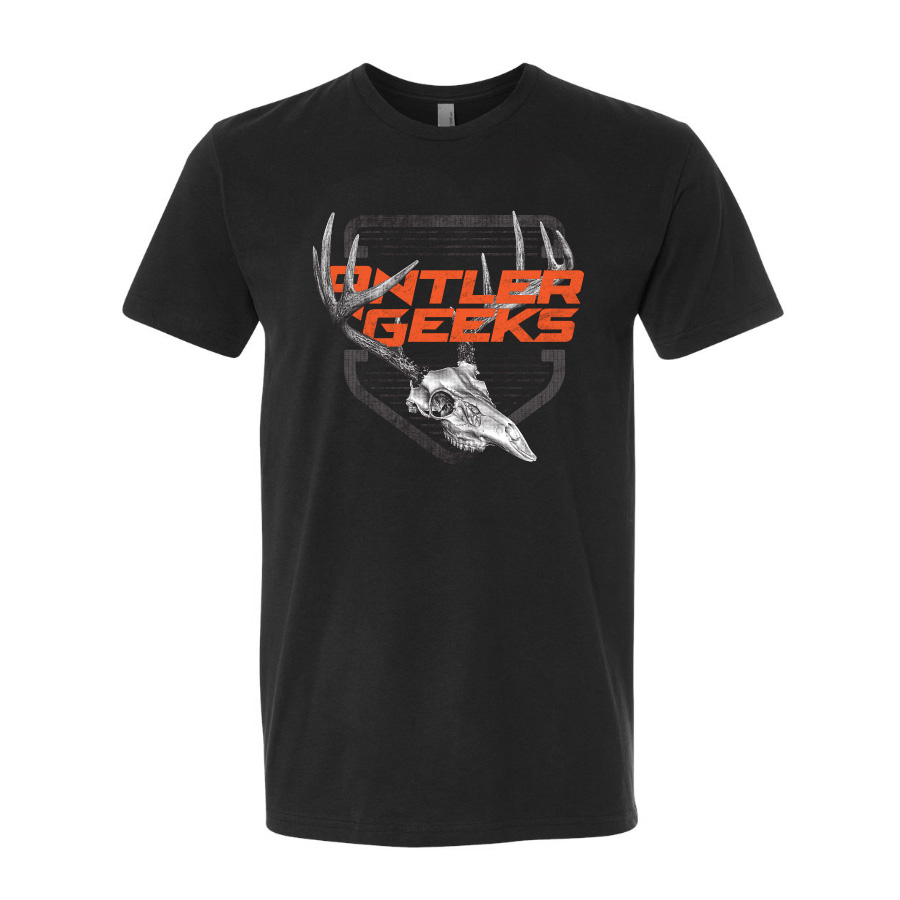 Antler Geeks Skull - Logo Icon T-Shirt Apparel Design & Layout, Production