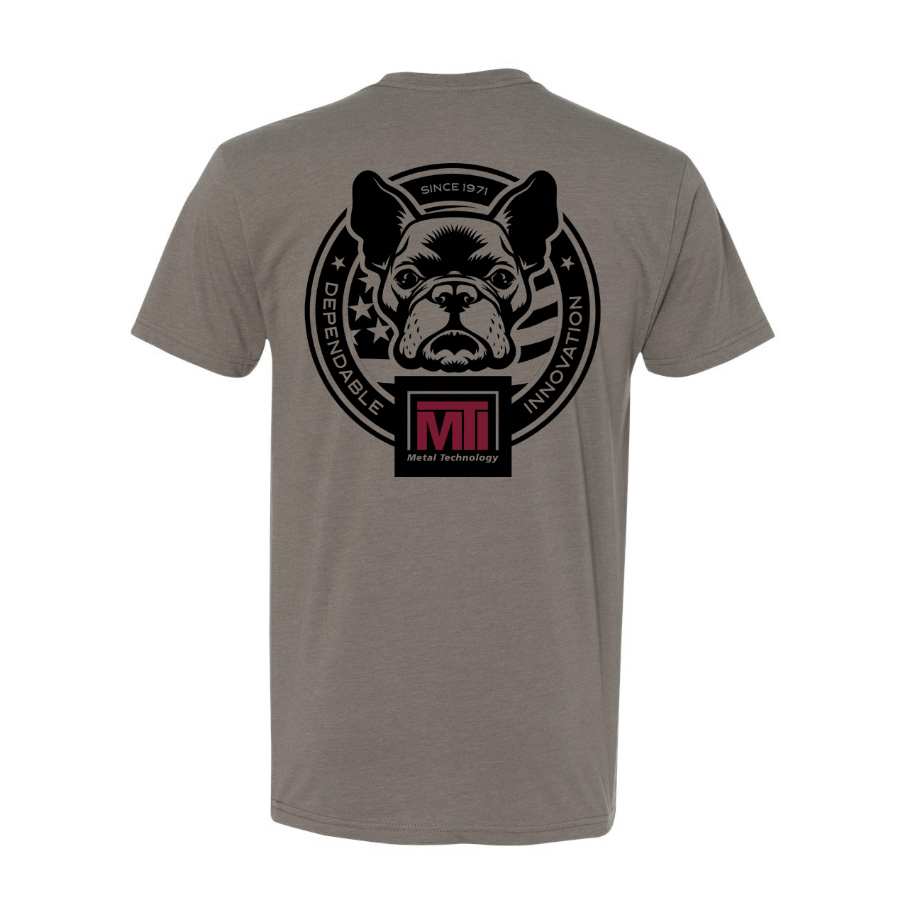 MTI Albany Metal Technology Oregon - Logo Icon T-Shirt Apparel Design & Layout, Screenprinting