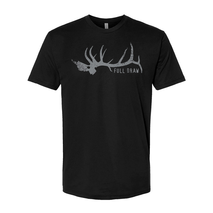 Full Draw Film Tour Elk - Logo Icon T-Shirt Apparel Design & Layout, Printing