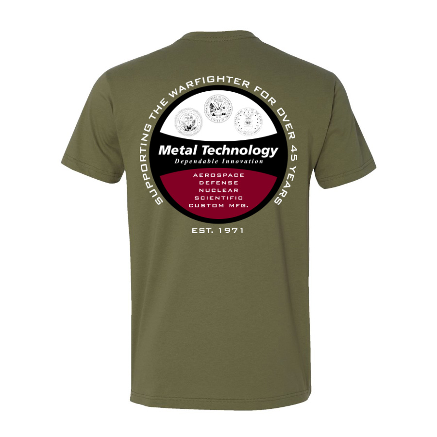 MTI Albany Metal Technology Oregon - Logo Icon T-Shirt Apparel Design & Layout, Screenprinting