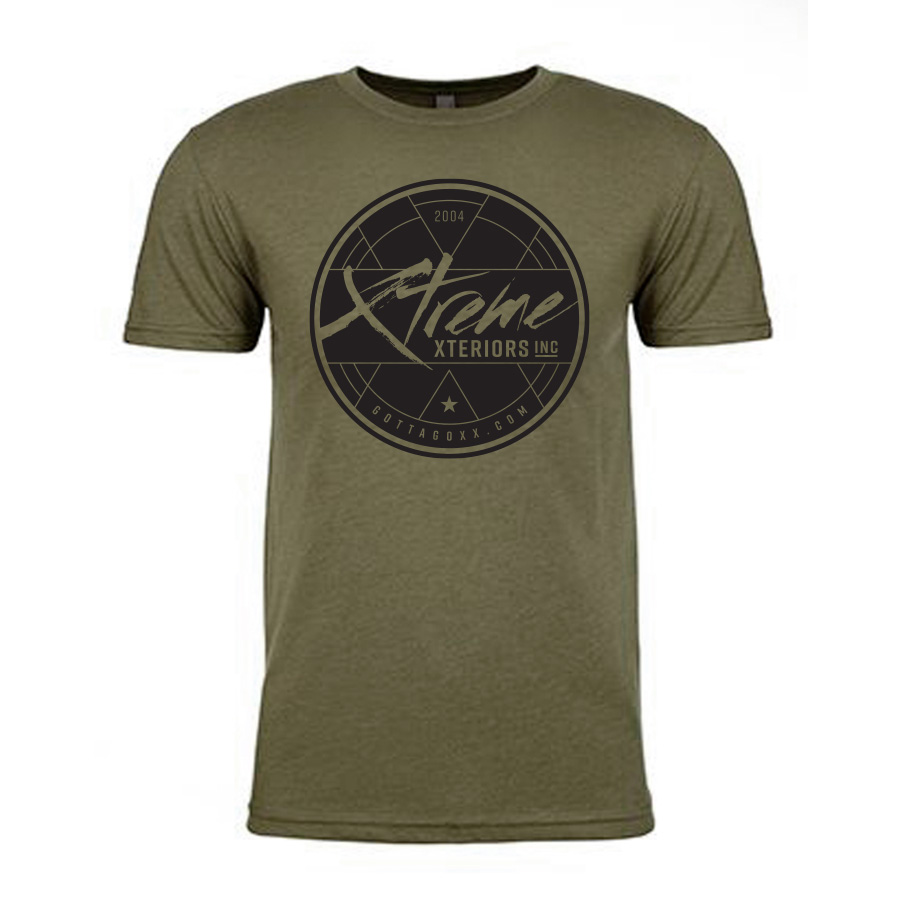 Xtreme Xteriors Inc. Gottagoxx.com - Logo Icon T-Shirt Apparel Design & Layout, Production