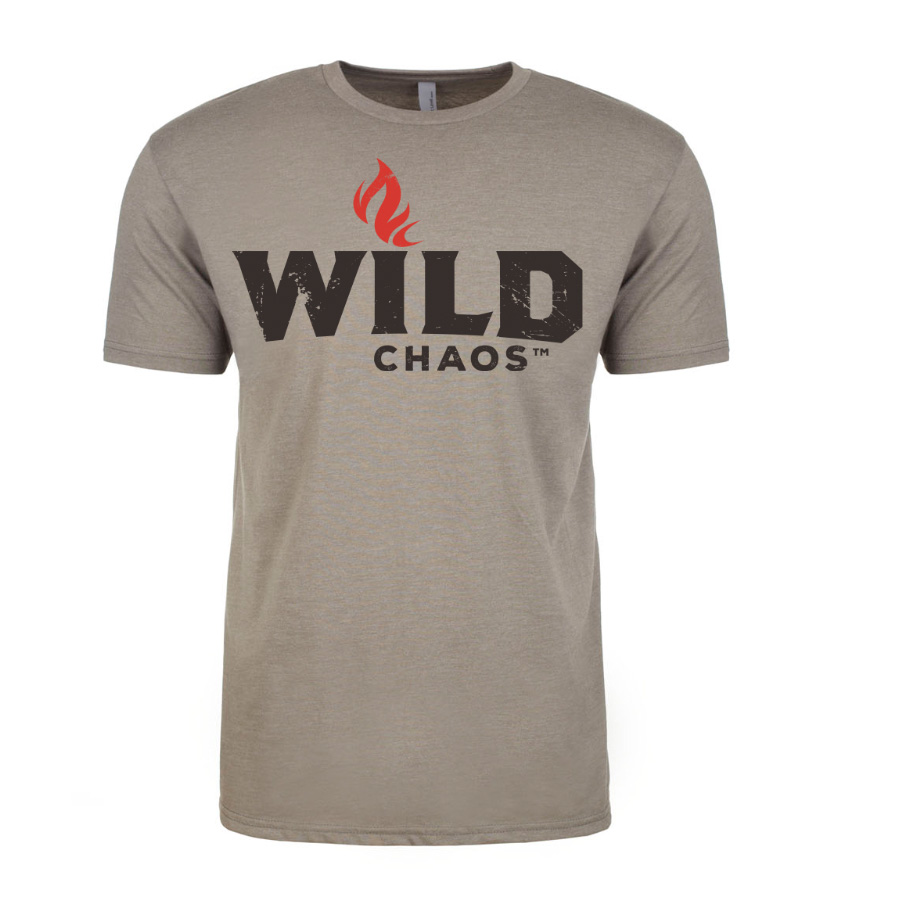 Wild Chaos Flame - Logo Icon T-Shirt Apparel Design & Layout, Production